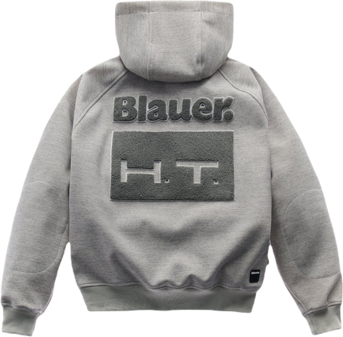 Blauer Easy Man Sweat à capuche zippé de moto imperméable gris L Figure 2
