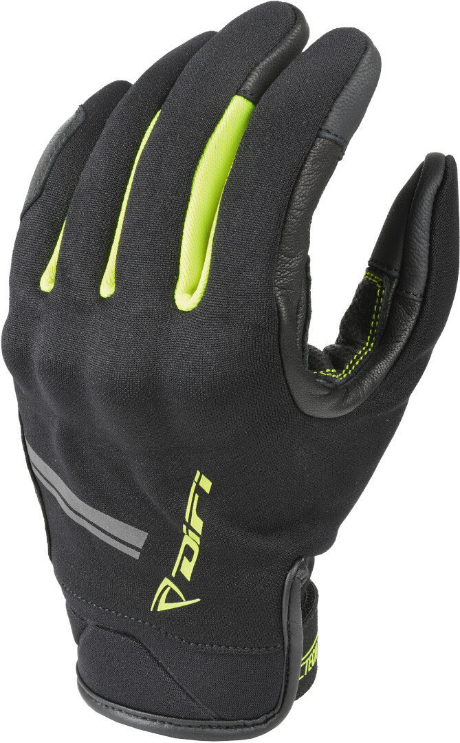 DIFI Matrix Guanti da moto nero/giallo XL Figura 1