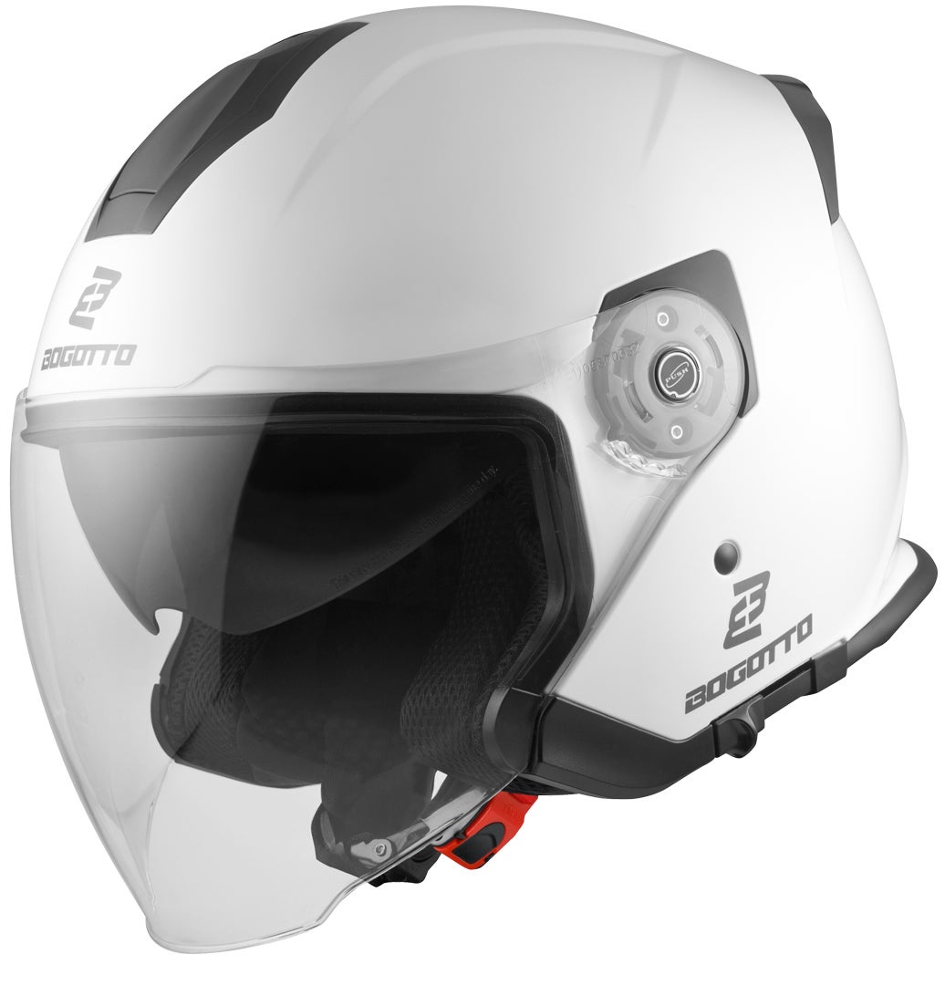 Bogotto V586 Jet Helm Wit M Figuur 1