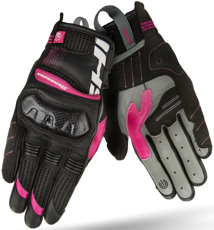SHIMA X-Breeze 2 Motorcykelhandsker til damer sort/pink S Figur 3