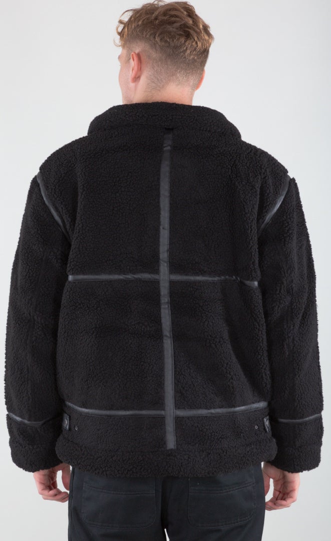 Alpha Industries B3 Teddy Jakke Svart 3XL Figur 3