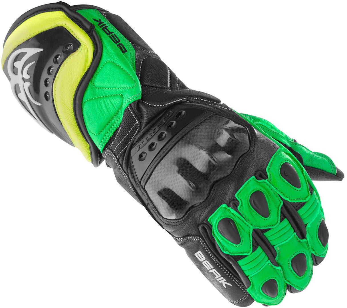 Berik TX-1 Gants de moto noir/vert M Figure 1