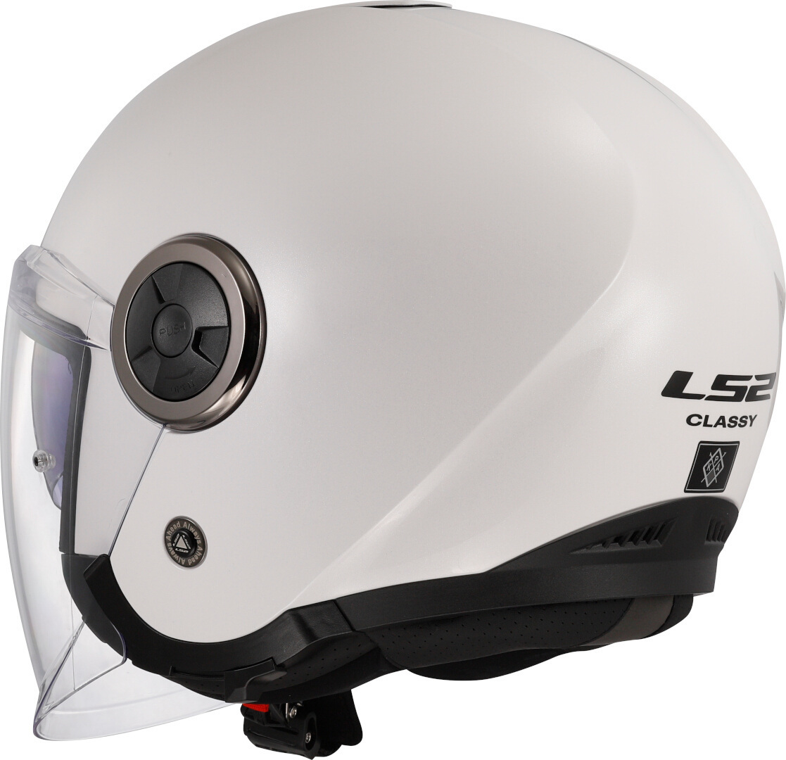 LS2 OF620 Classy Solid Casco Jet Blanco XXL (63/64) Figura 3