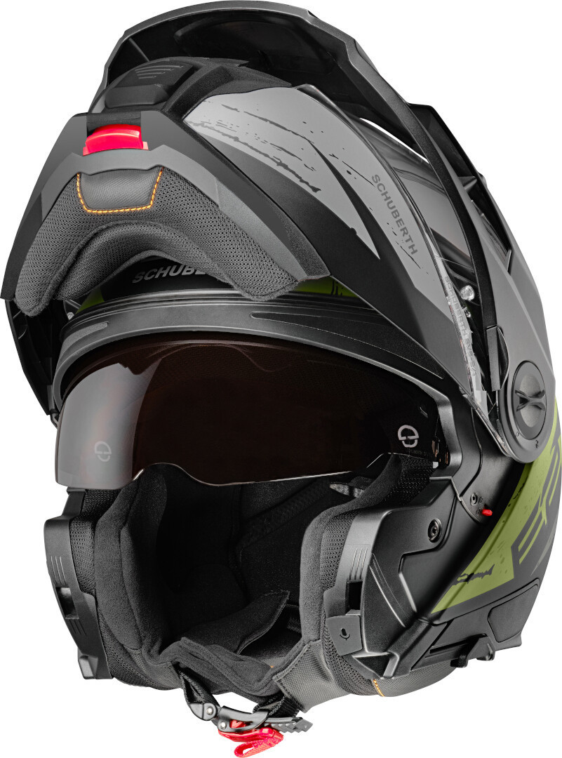 Schuberth E2 Explorer Casque Noir mat/vert XXXL (65) Figure 3