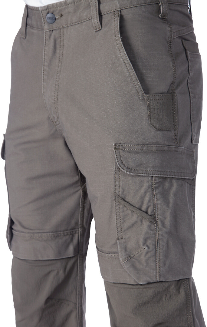 Carhartt Relaxed Fit Straight Steel Rugged Flex Ripstop Double-Front Cargo Pantaloni Asfalt 42/32 Figura 6