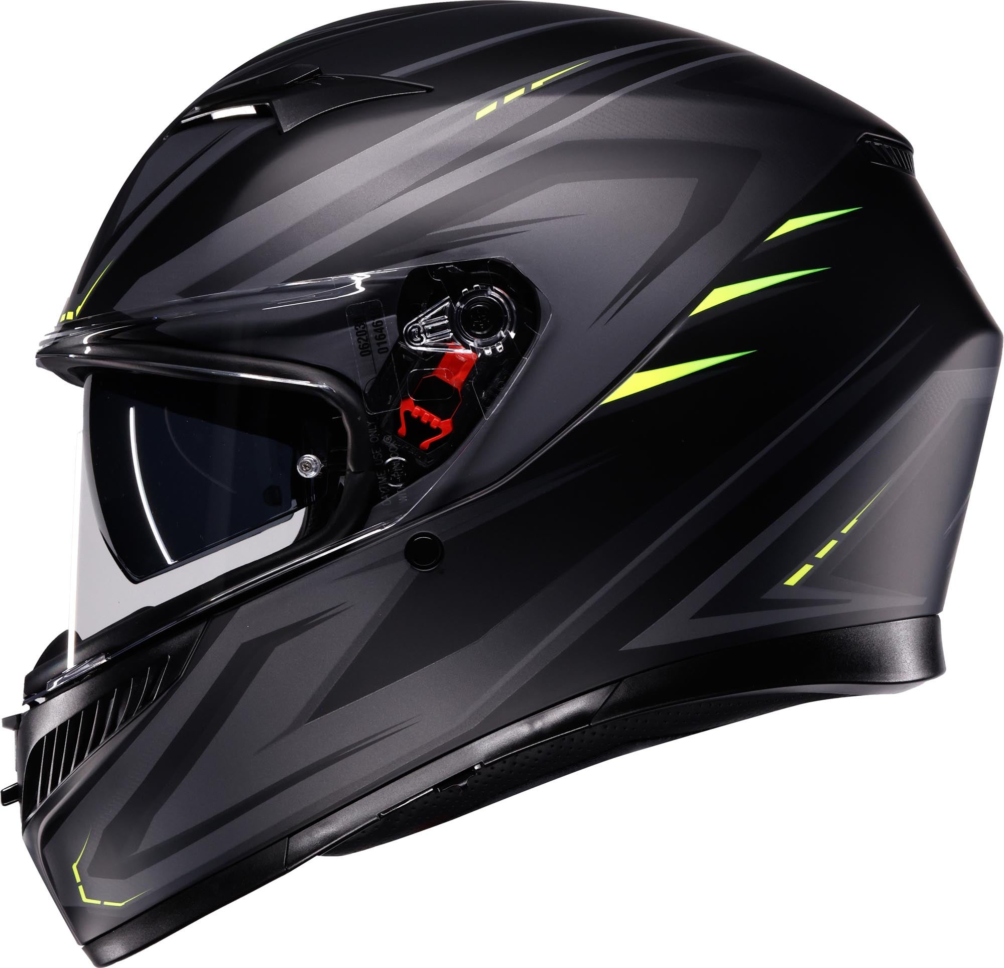 AGV K3 Syth Helmet black matt/yellow L (59/60) Figure 4