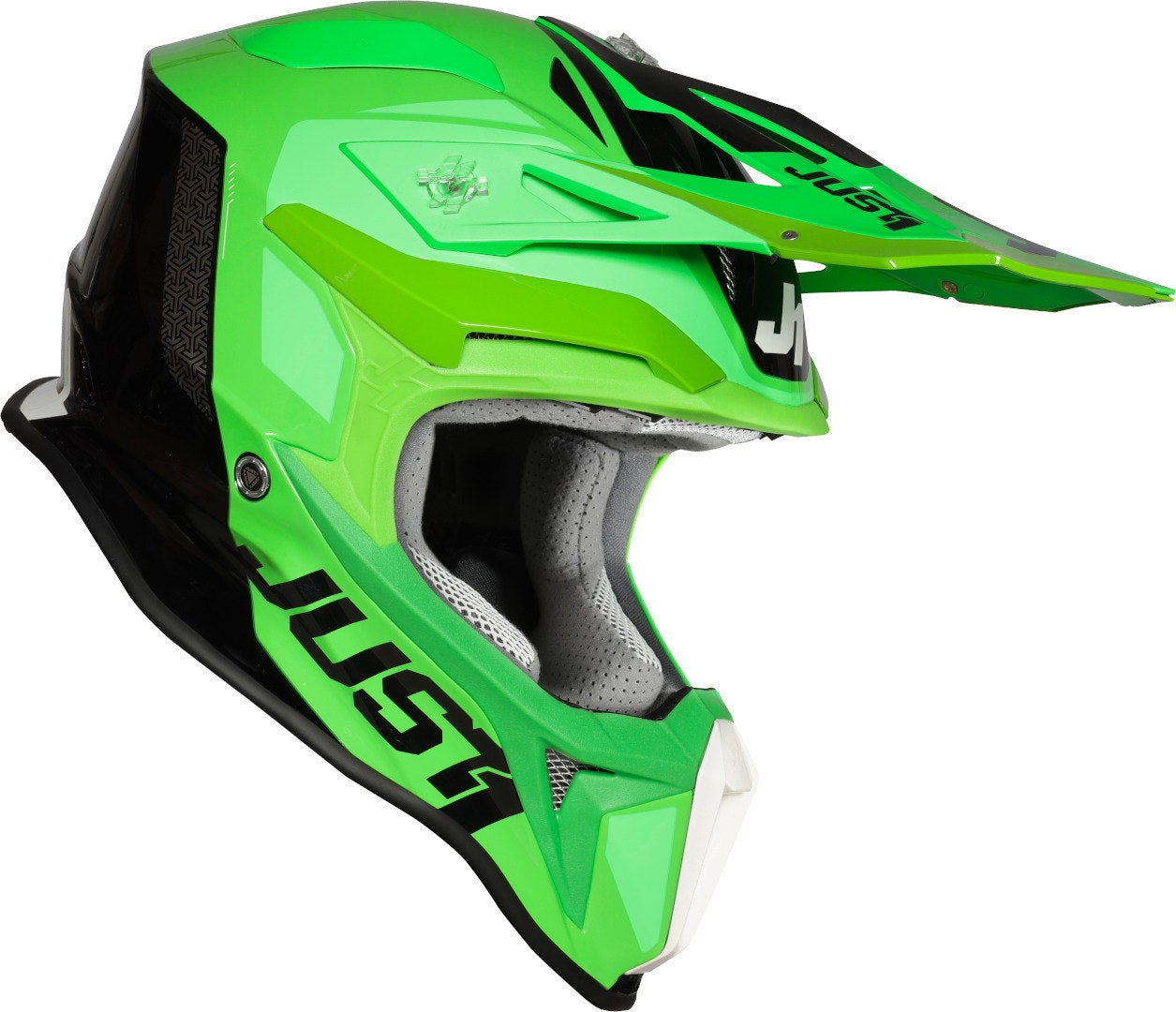 Just1 J18 Pulsar Casco motocross Verde/Nero S (55/56) Figura 3