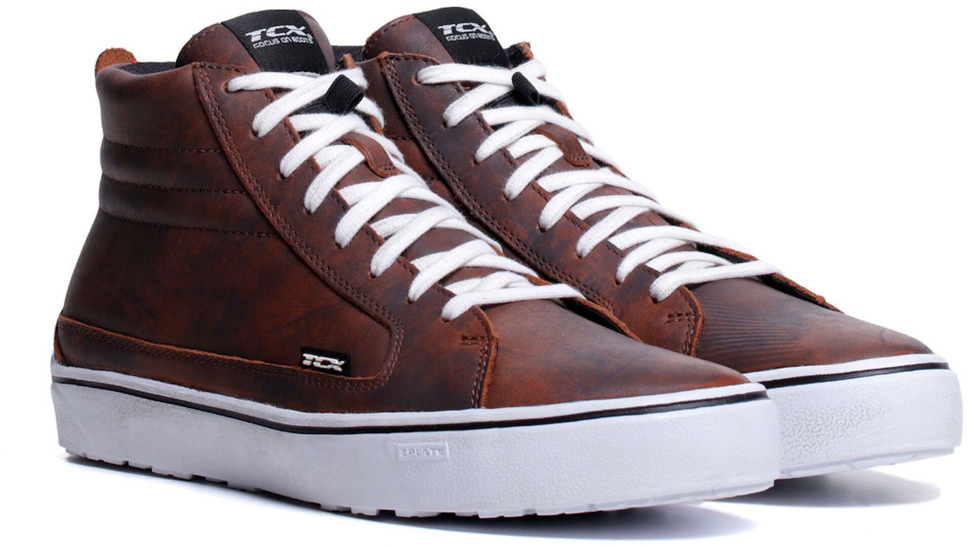 TCX Street 3 Chaussures de moto imperméables Marron/blanc 43 Figure 1