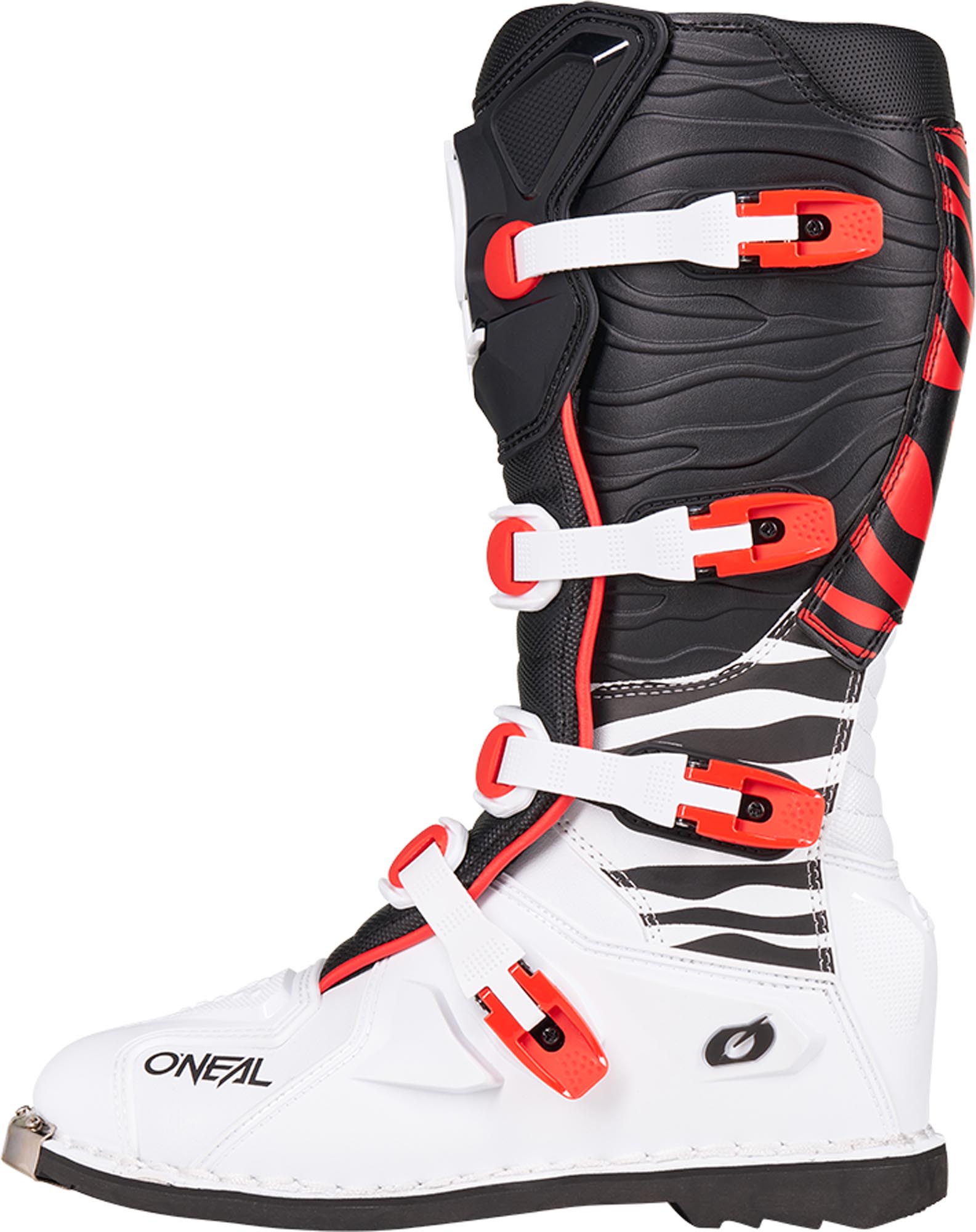 Oneal 3SRS EC Zebra Motocross Boots black/white/red 48 Figure 1