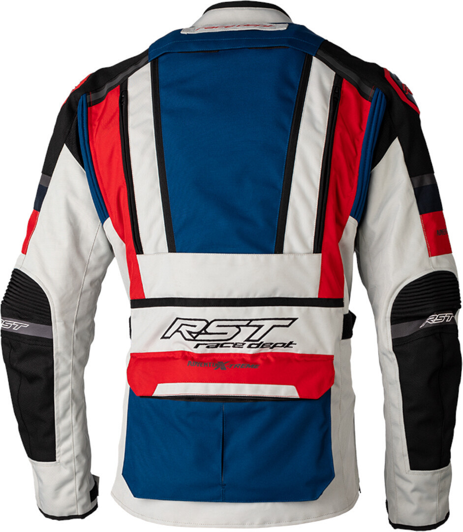 RST Pro Series Adventure-Xtreme Motorcycle Textile Jacket white/blue/red XL Figure 2