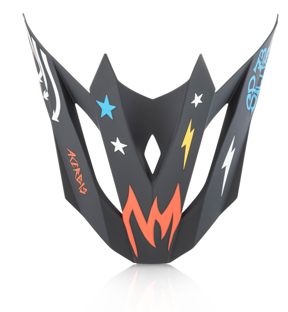 Acerbis Profile 4 Vârful Casca Negru/Multicolor Figura 1