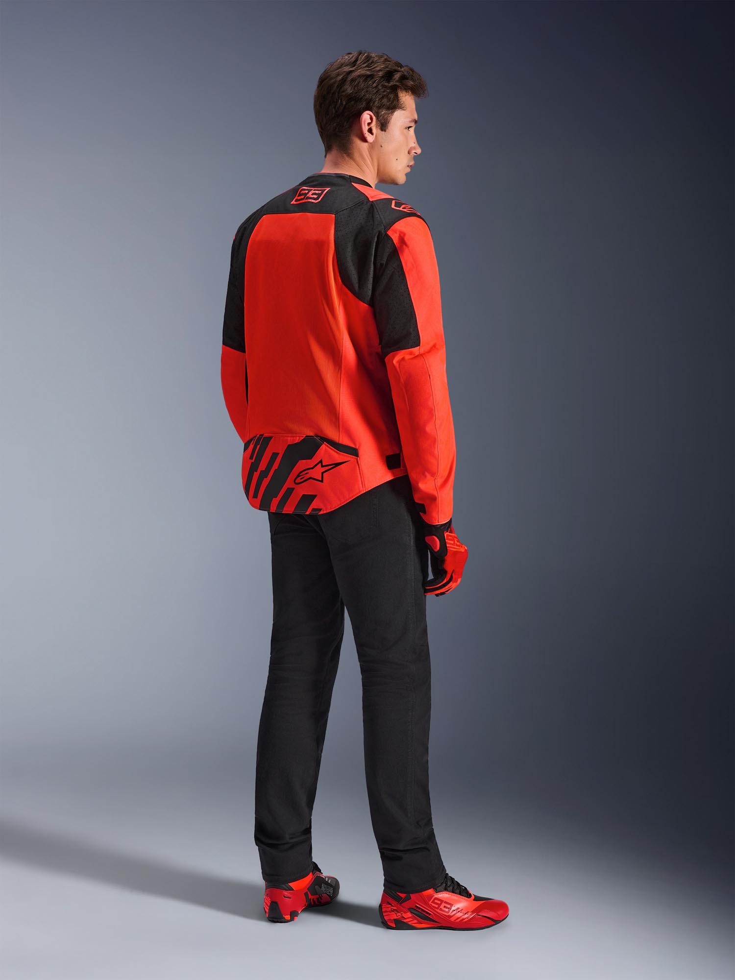 Alpinestars MM93 T-SPS Air V2 Motorcycle Textile Jacket black/neon-red L Figure 5
