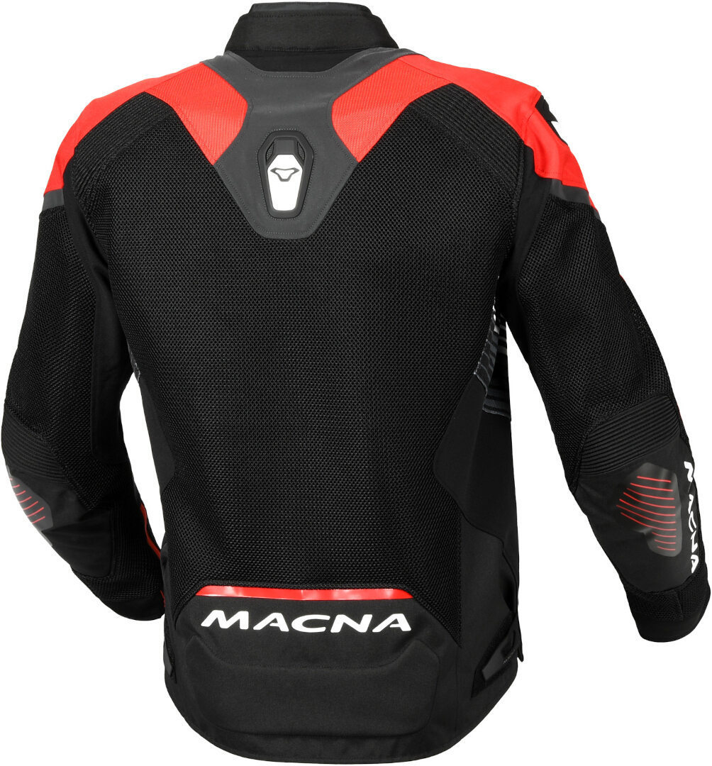 Macna Novic waterproof Motorcycle Textile Jacket black/red M Figure 2
