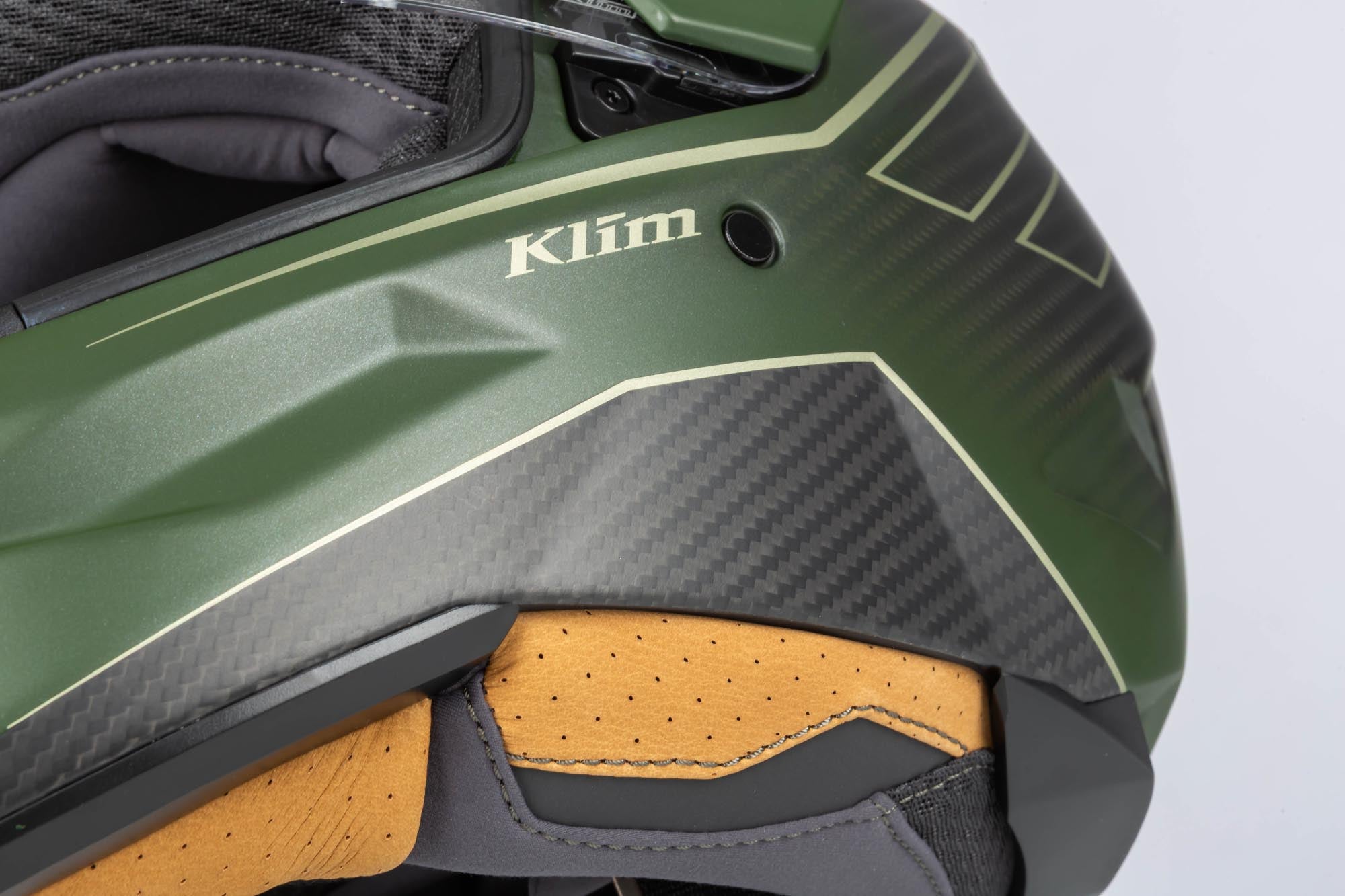 Klim X1 Alpha Graphic Carbon Kask enduro Wojskowy Zielony Matt L (59/60) Rysunek 18