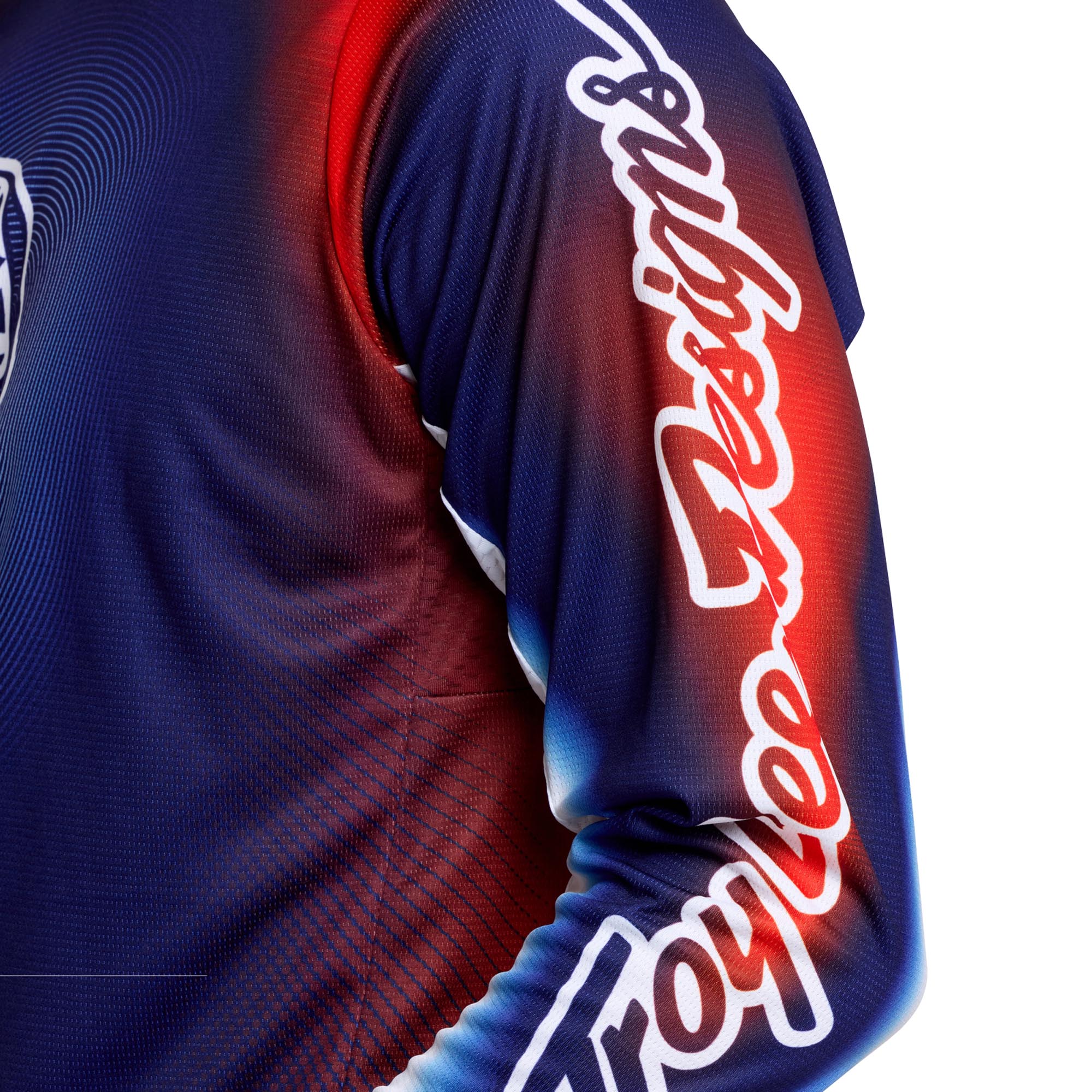 Troy Lee Designs GP Pro Imprint 越野摩托车衫 蓝/红/白 S 图7