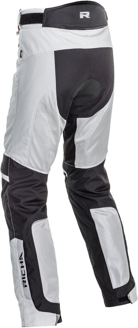 Richa Airvent Evo 2 waterproof Motorcycle Textile Pants grey/black 4XL Figure 2