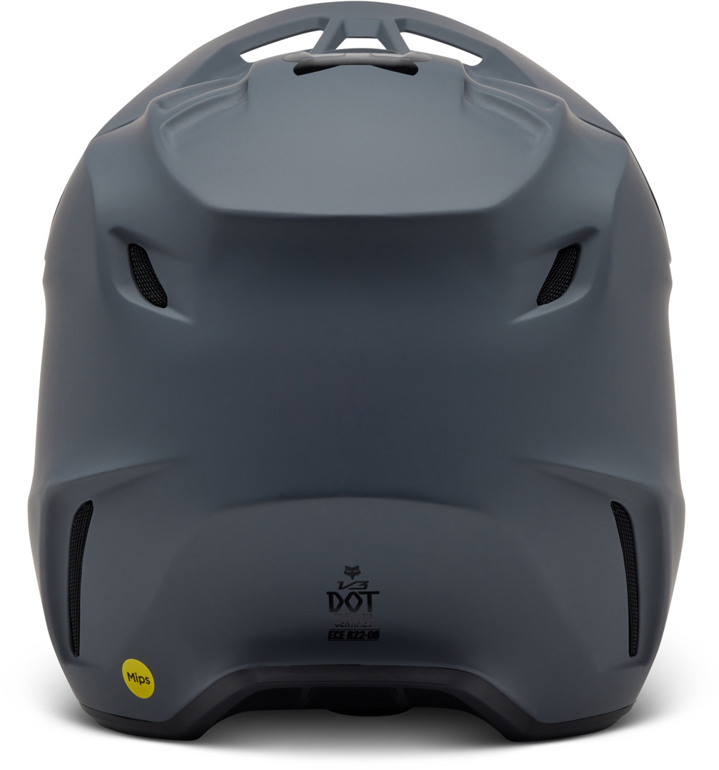 FOX V3 Solid MIPS Casco da motocross grigio M (57/58) Figura 3