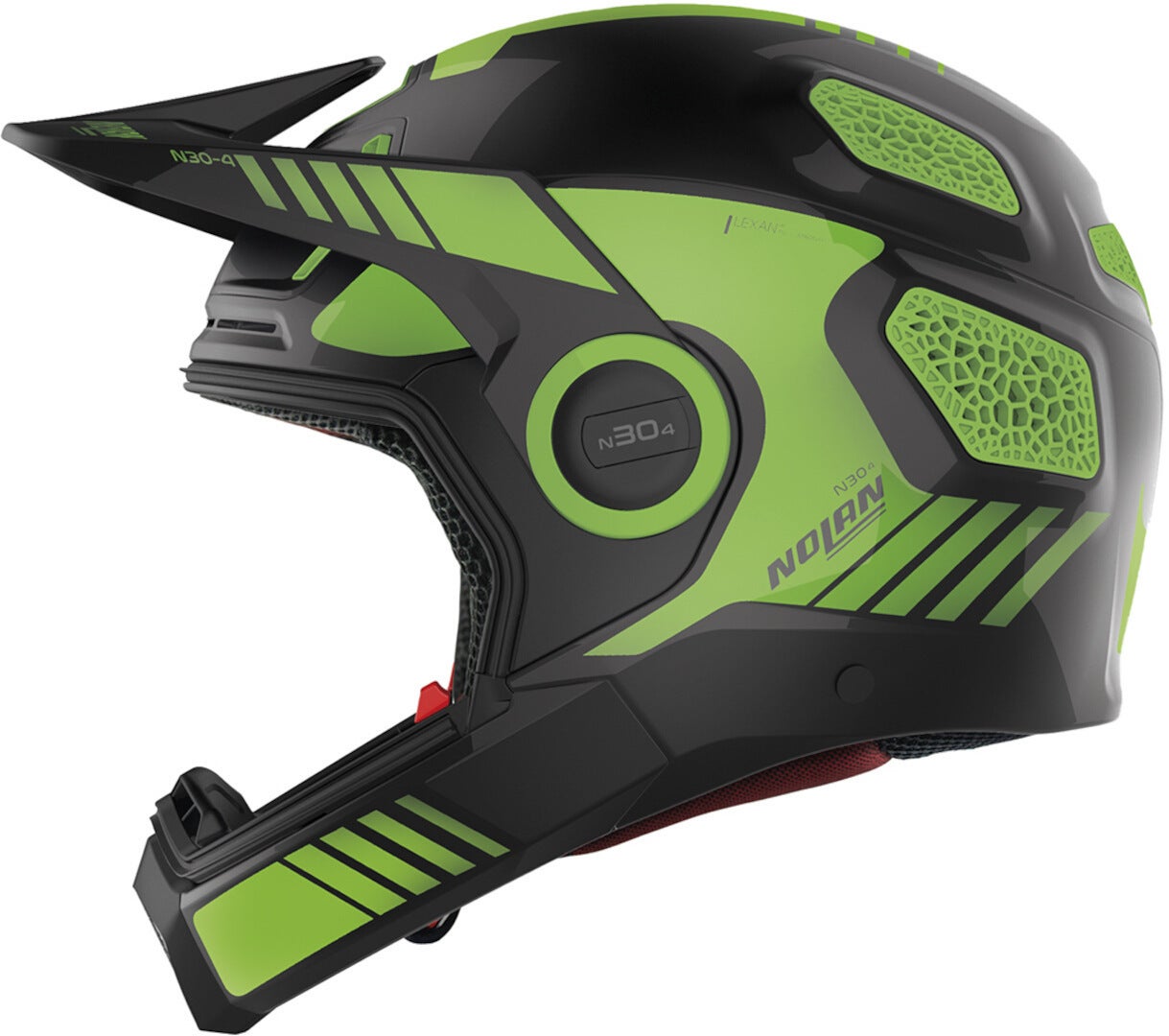 Nolan N30-4 XP Uncharted Hjelm sort/grøn S (56) Figur 3