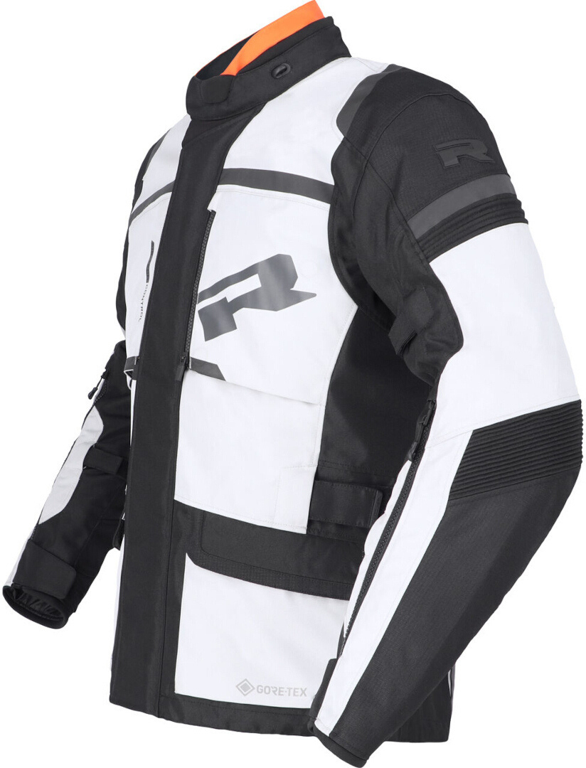 Richa Brutus Gore-Tex waterproof Motorcycle Textile Jacket light grey/black XL Figure 2