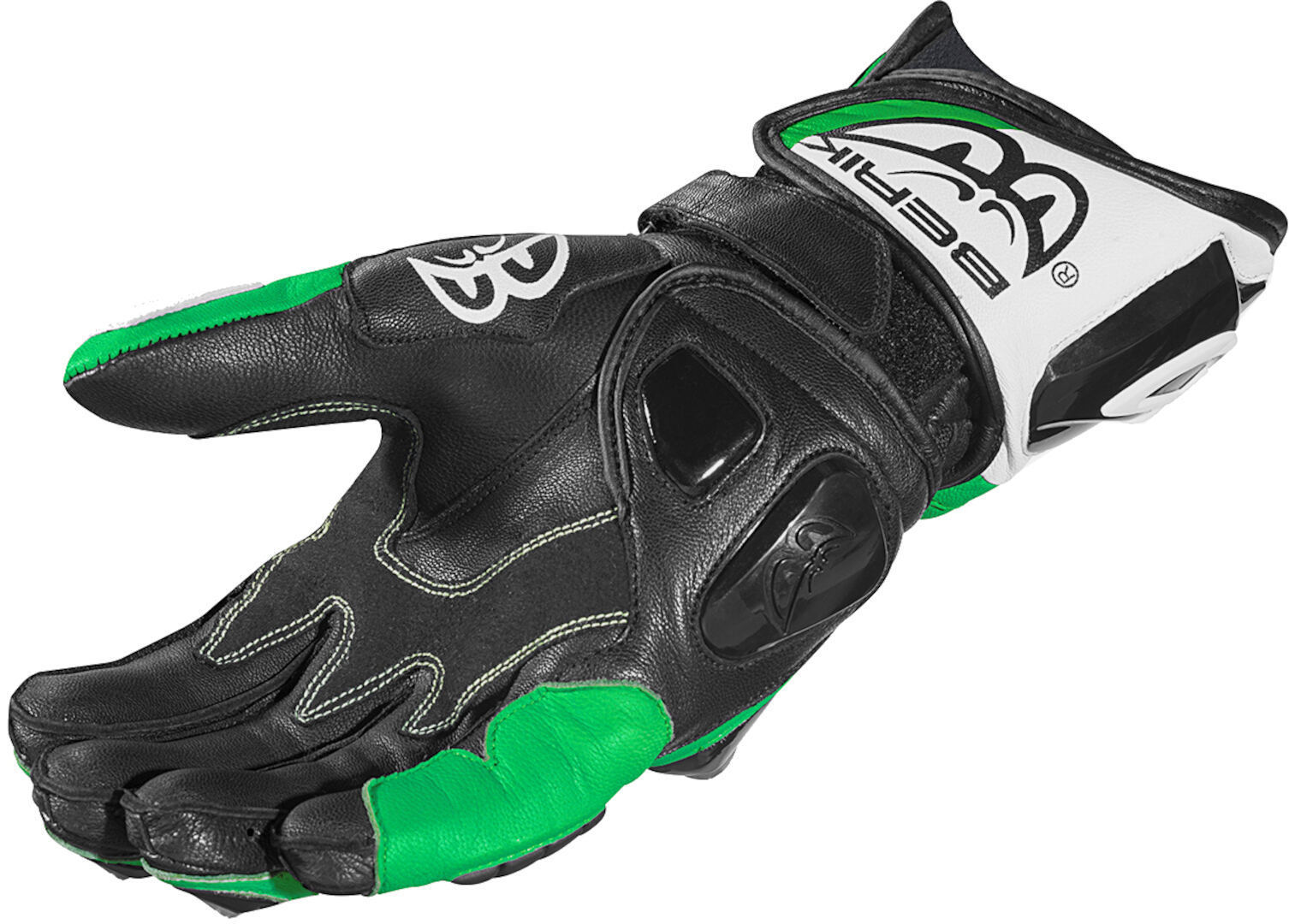Berik MIsano Motorradhandschuhe schwarz/grün M Abbildung 4