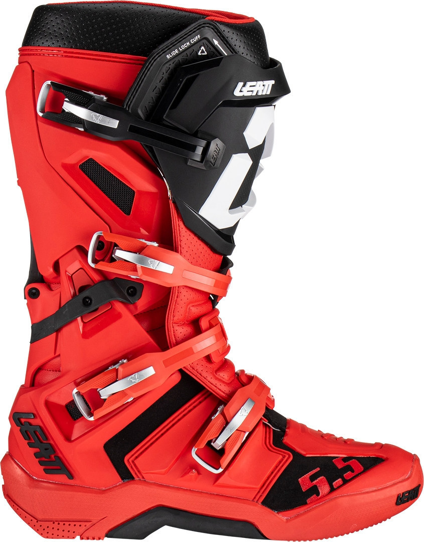 Leatt 5.5 FlexLock Motocross Boots black/red 42 Figure 3