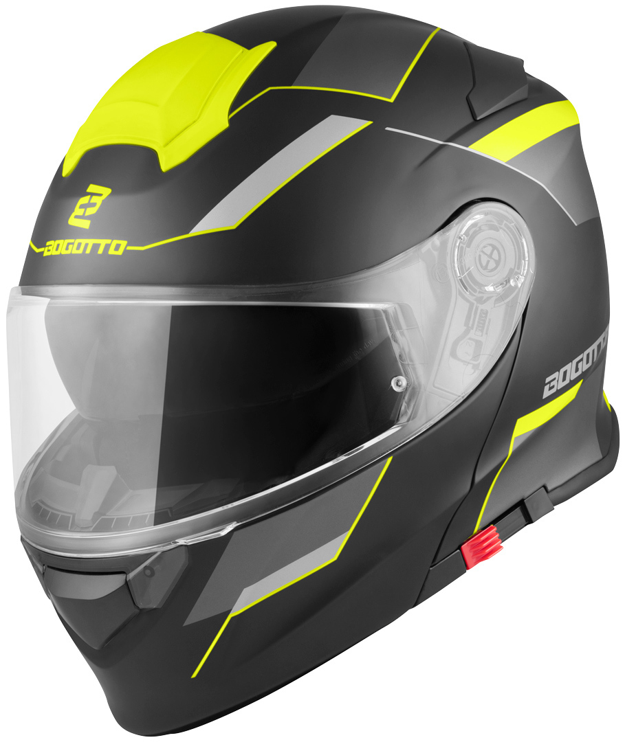 Bogotto V271 Delta Cască Negru mat/galben XS Figura 3