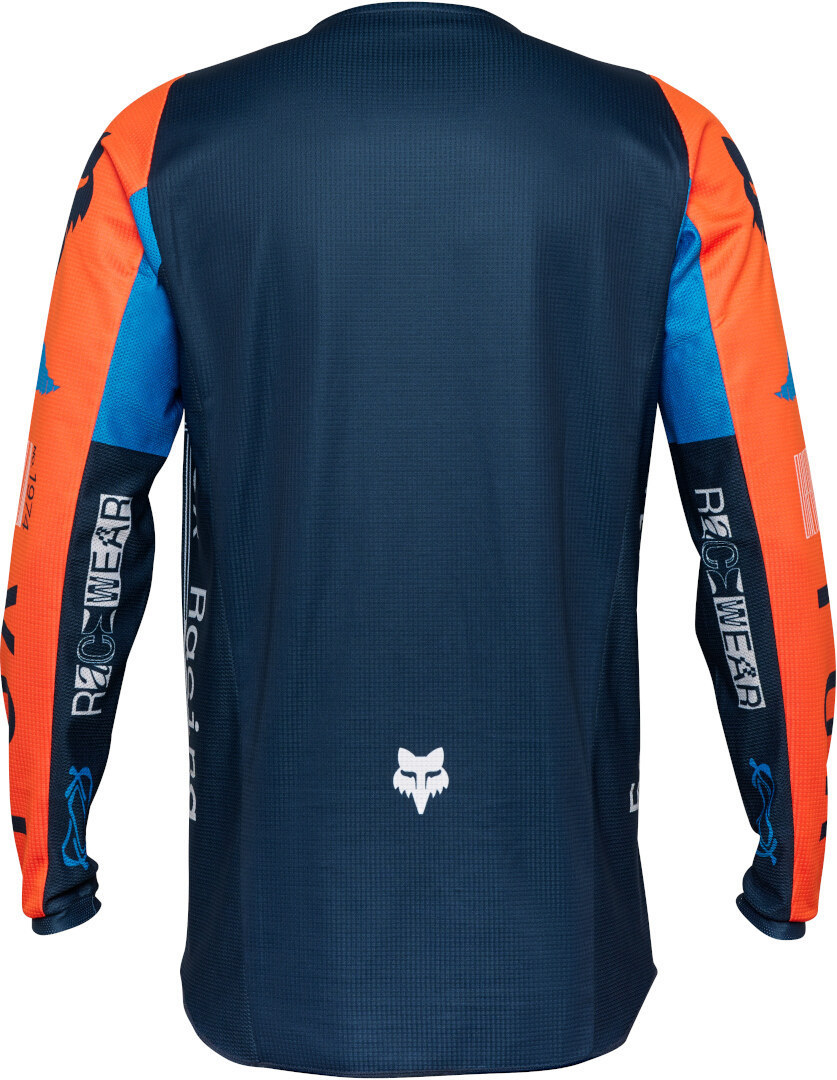 FOX 180 Race Spec Motocross Jersey blå/orange M Figur 2