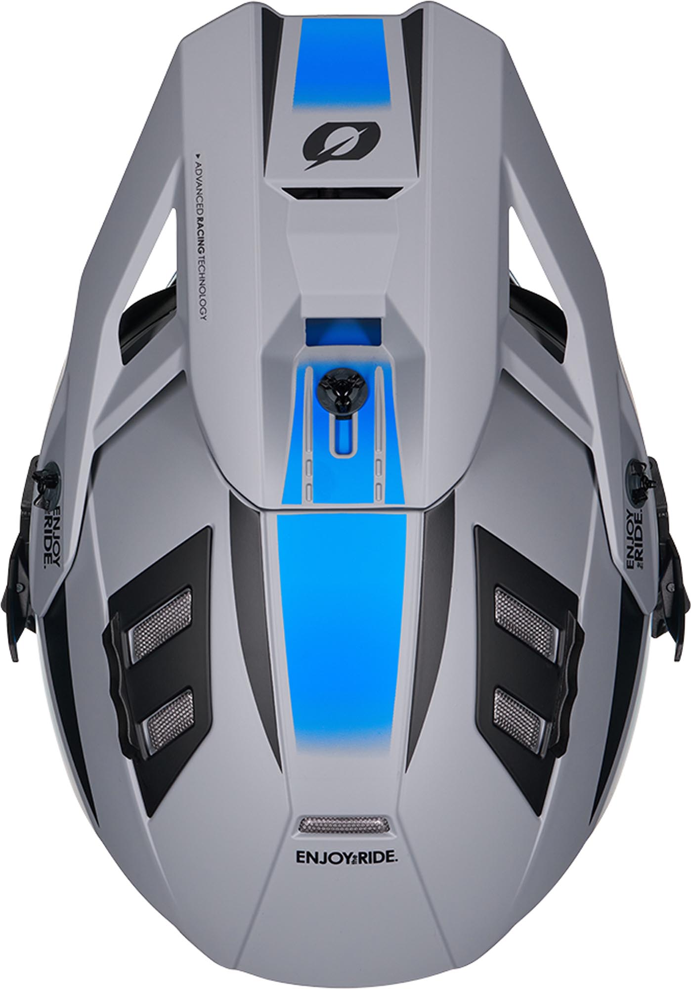 Oneal EX-SRS Magma Casco da motocross grigio/blu S (55/56) Figura 9