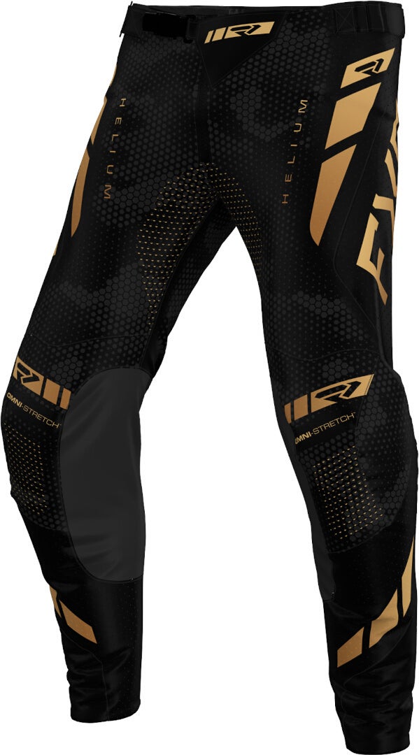 FXR Helium 2025 Motocross bukser Sort/Bronze 38 Figur 1