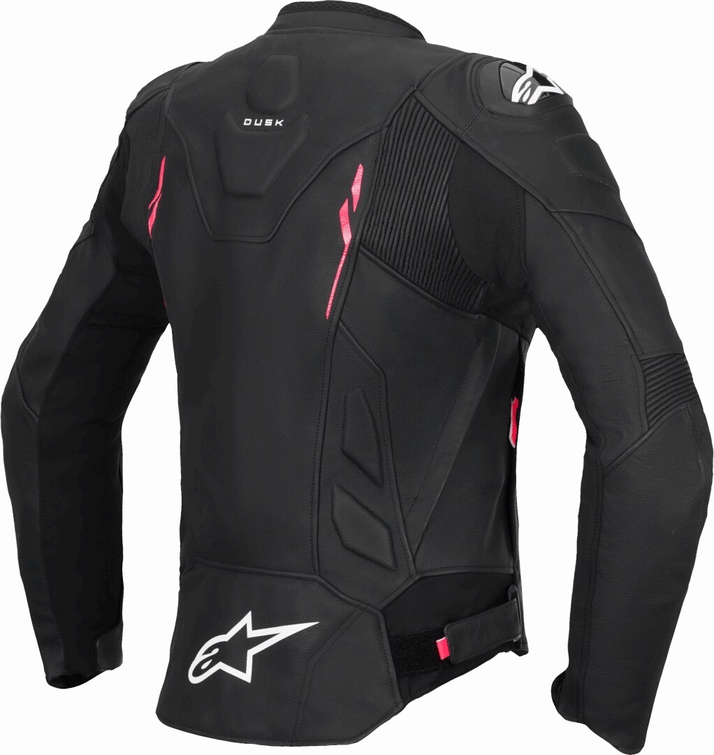 Alpinestars Stella Dusk Damer Motorcykel Läderjacka Svart/rosa 38 Figur 2