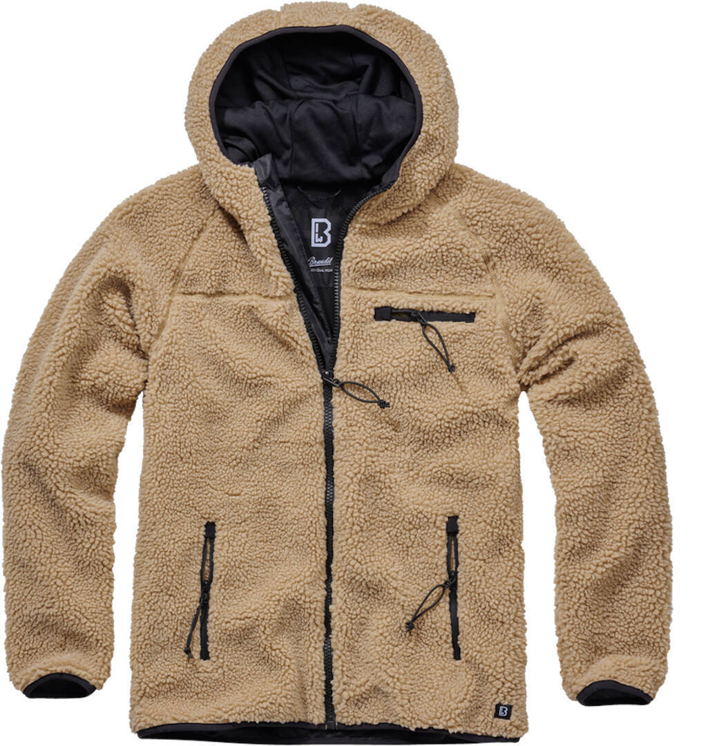 Brandit Teddyfleece Worker 재킷 모래 M 그림 1