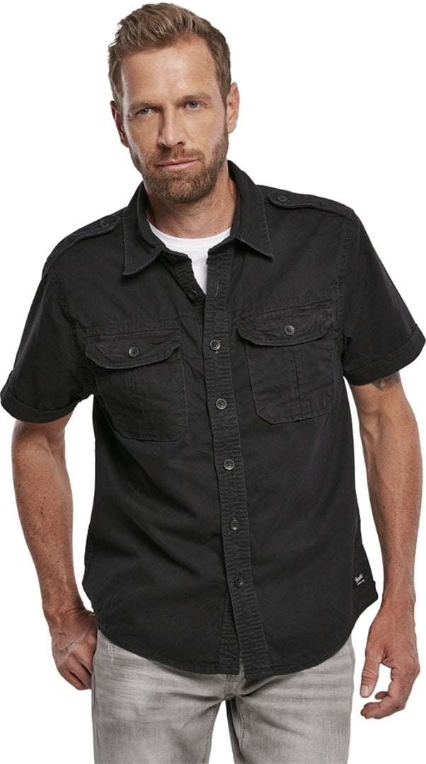Brandit Vintage Camicia nero M Figura 2