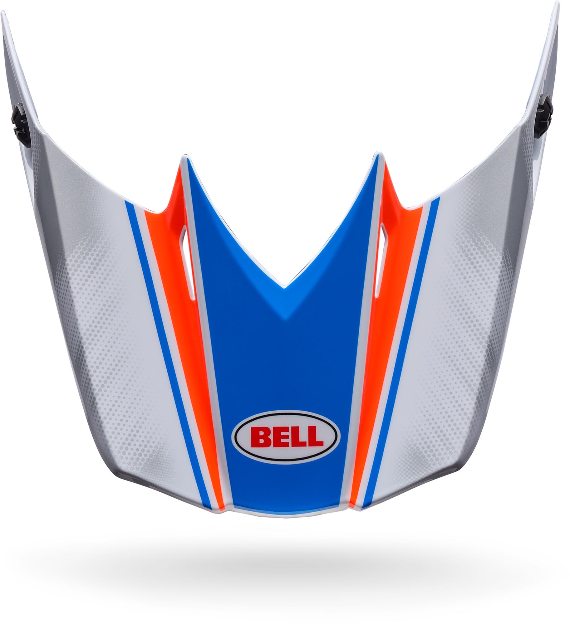 Bell MX-10 MIPS Speedway Sisakcsúcs fehér/kék 1. ábra