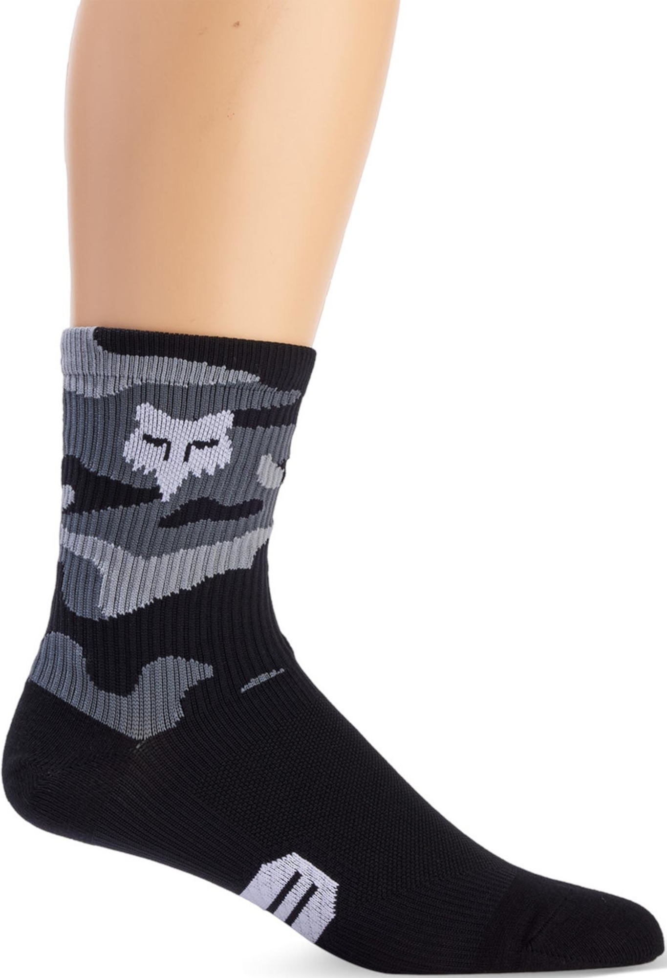 FOX 6" Ranger Bicycle Socks black/camouflage S/M Figure 1