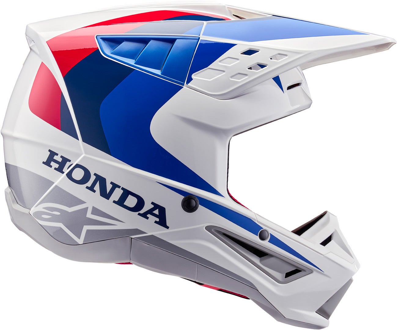Alpinestars SM5 Honda Motocross Helmet white/blue/red L (59/60) Figure 6