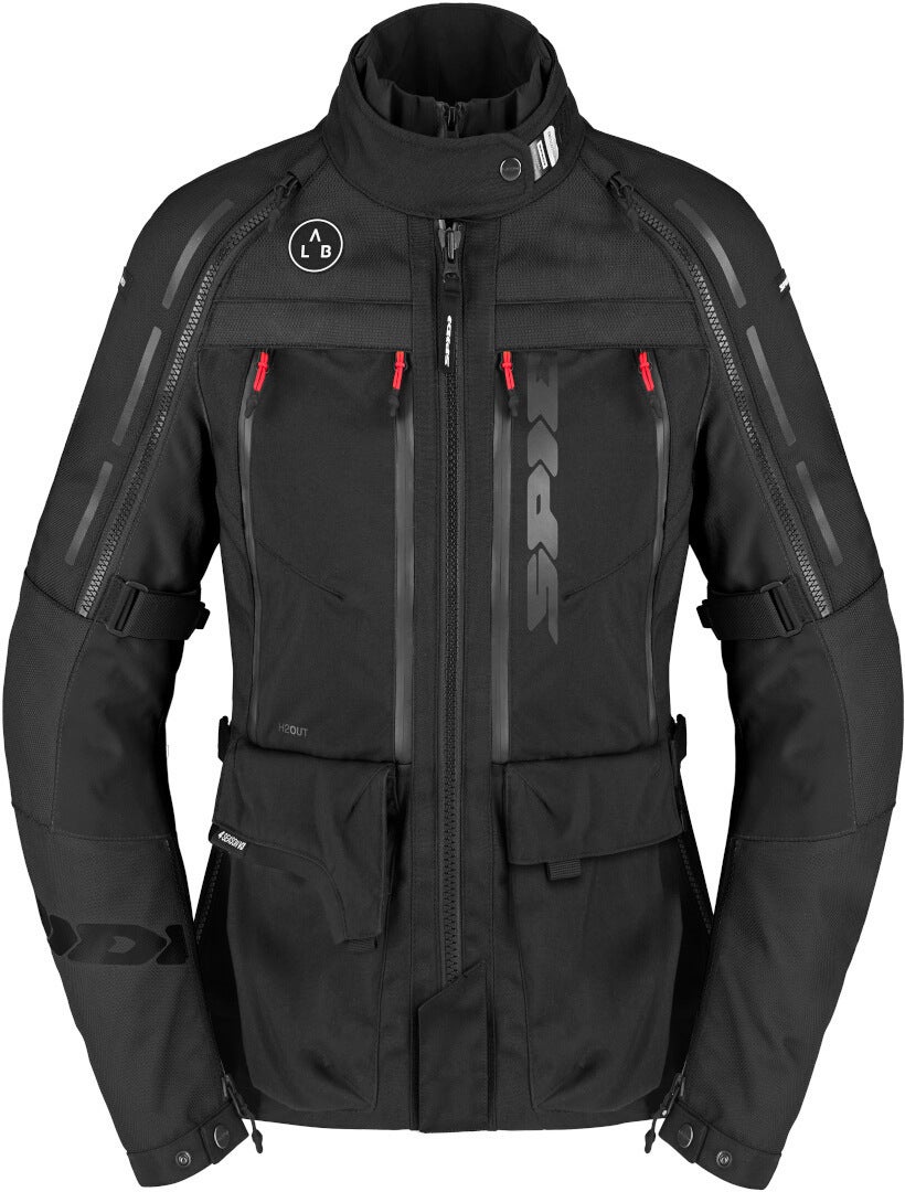 Spidi 4 Season V3 H2Out imperméable dames moto textile veste noir 3XL Figure 1