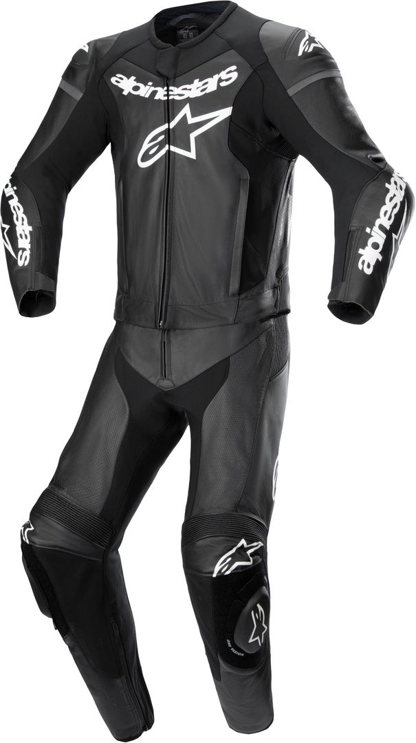 Alpinestars GP Force Lurv perforeret todelt motorcykel læderdragt Sort 58 Figur 1