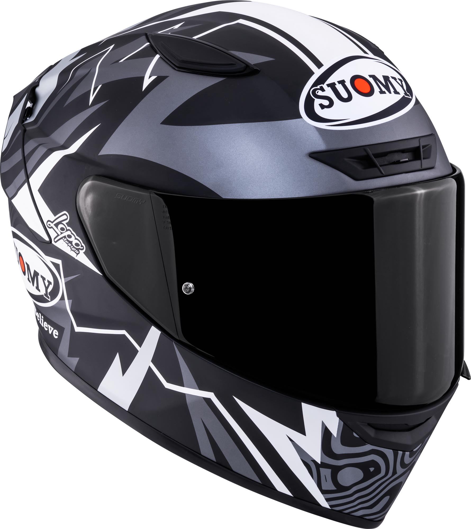 Suomy Track-1 Sam Lowes Replica 2025 Helm schwarz L (59/60) Abbildung 7