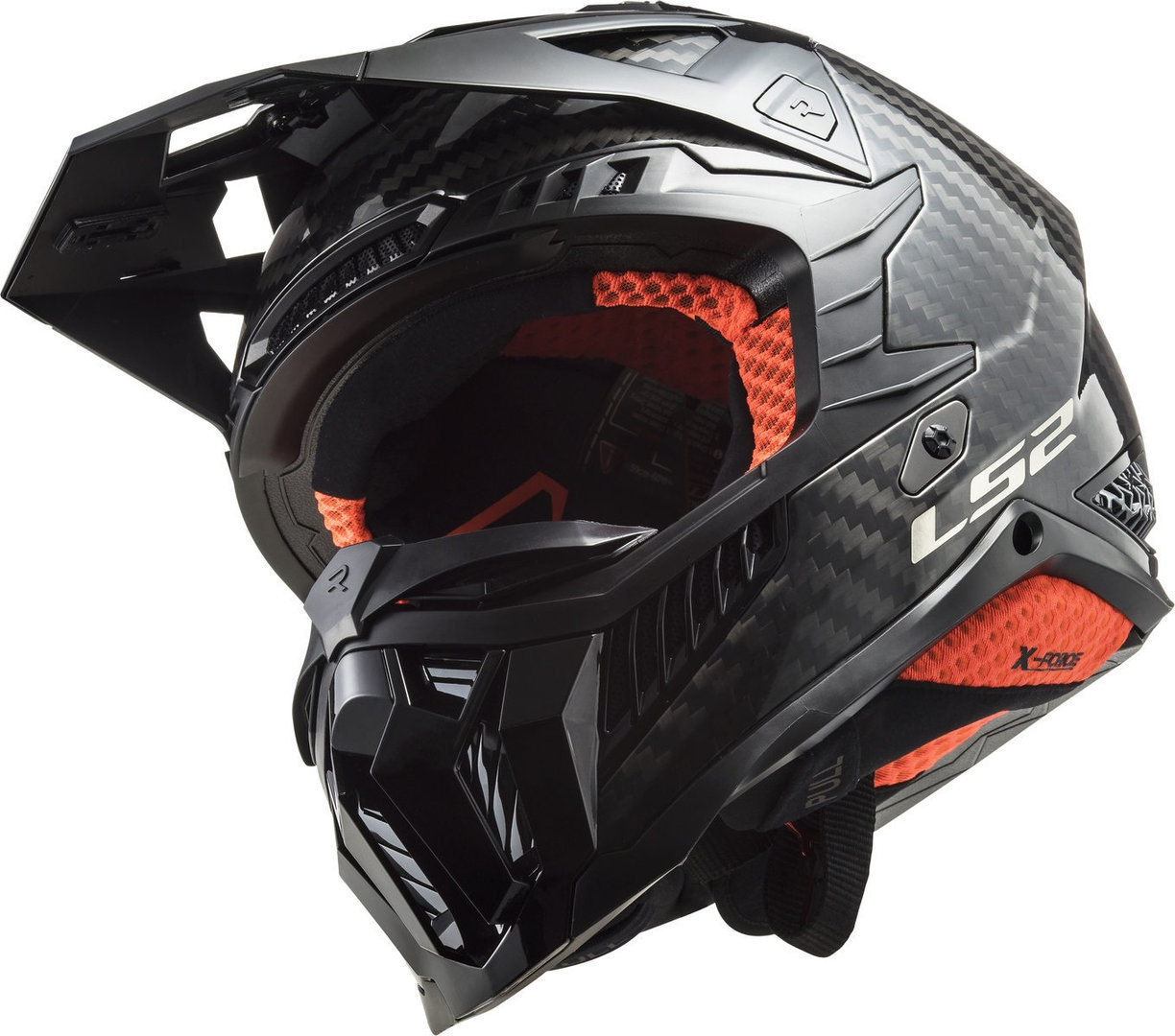 LS2 MX703 X-Force Solid Carbon Capacete de Motocross carbono S (55/56) Figura 7
