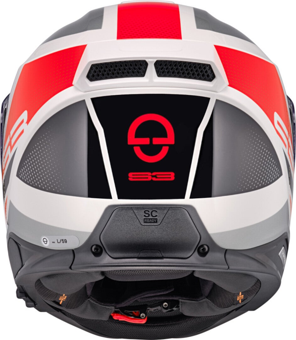 Schuberth S3 Daytona Casque Rouge/Noir/Blanc XXXL (64/65) Figure 4