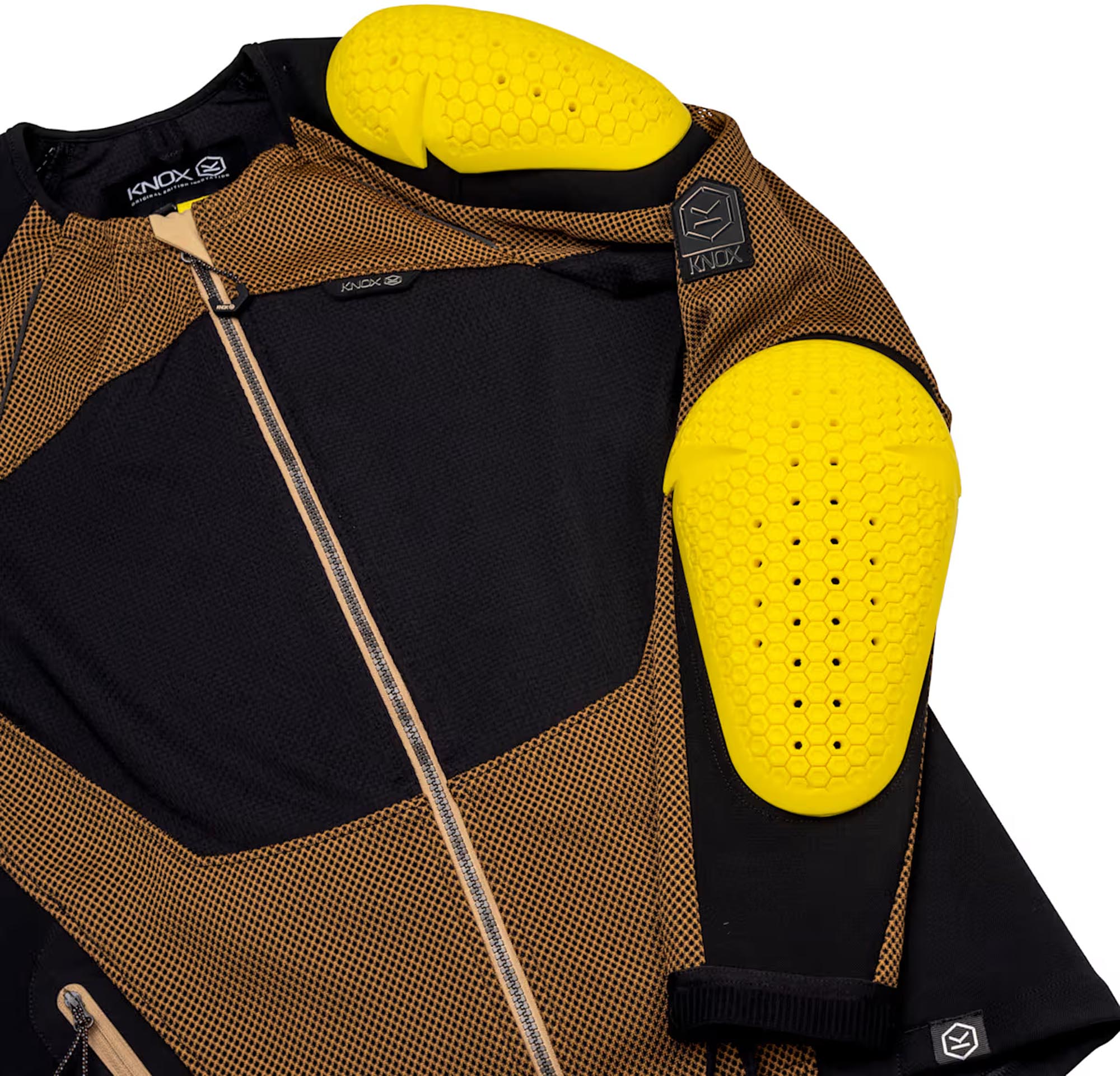 Knox Urbane Pro Move Motorcycle Textile Jacket brown XL Figure 10