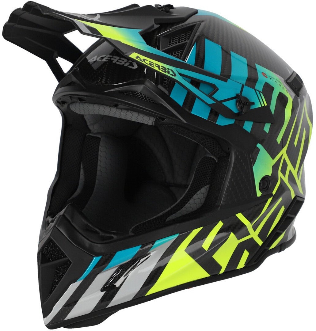 Acerbis Steel Carbon Casco da motocross nero/giallo XL (61/62) Figura 1