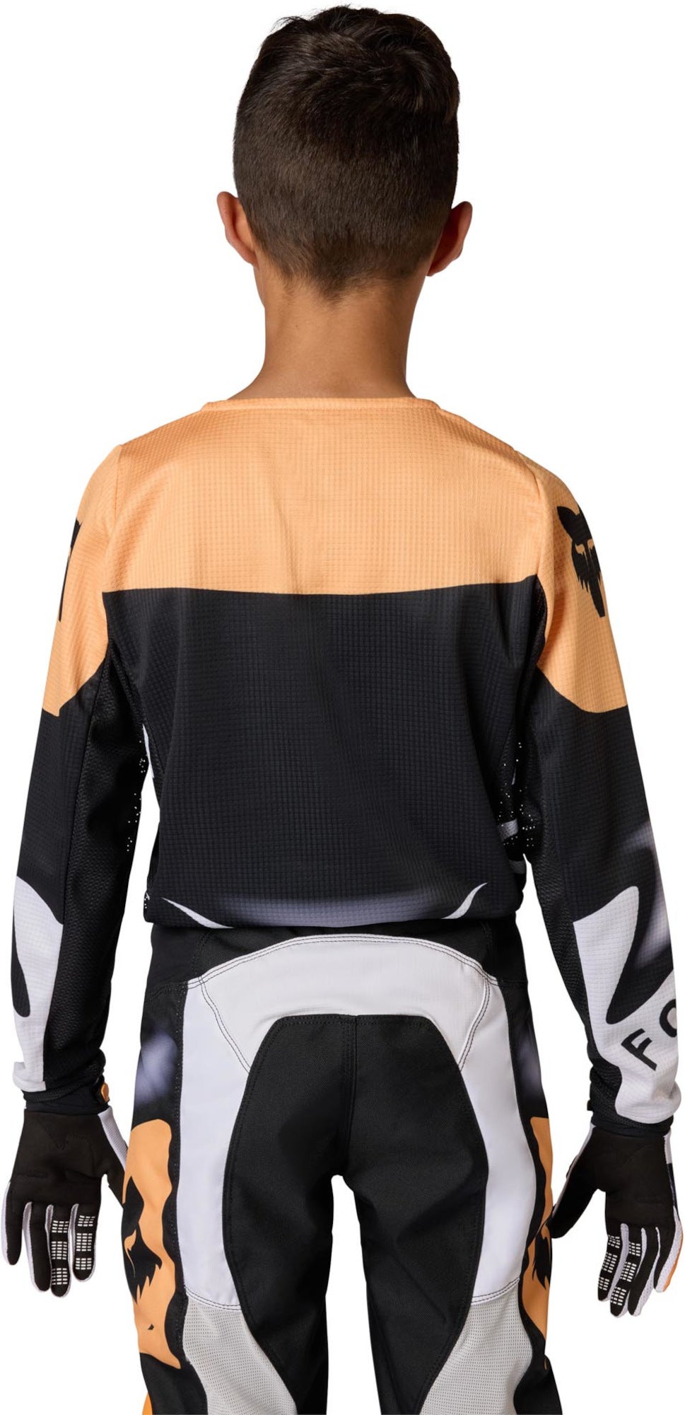 FOX 180 Noble Jugend Motocross Jersey schwarz/weiß/orange YXL Abbildung 4