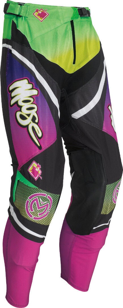 Moose Racing Sahara 2022 Motocross bukser grøn/sort 36 Figur 1