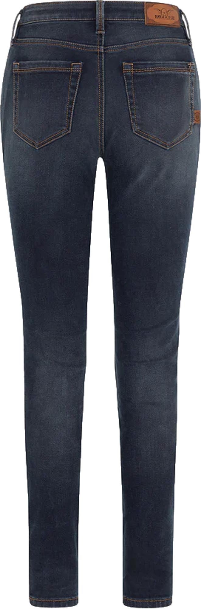 Rokker RT Mid Waist Slim Jeans da moto da donna blu 38/34 Figura 2