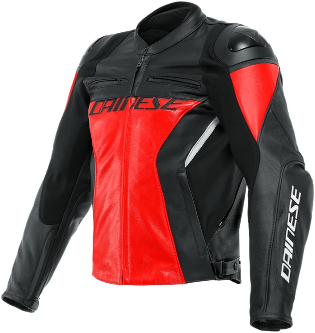 Dainese Racing 4 Motorcycle Leather Jacket red/black 60 Figure 1