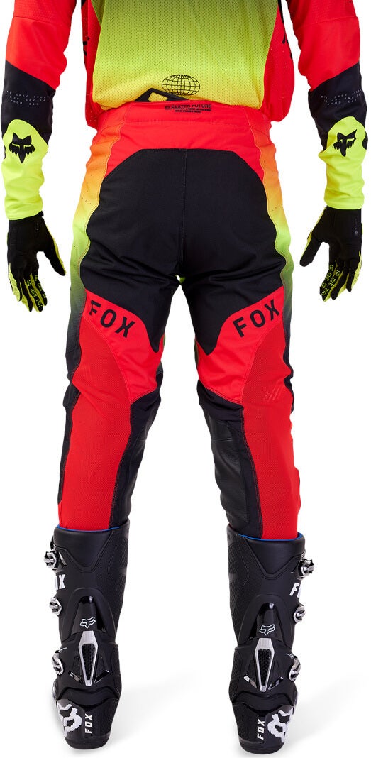 FOX 360 Revise Motocross bukser rød/gul/sort 38 Figur 4