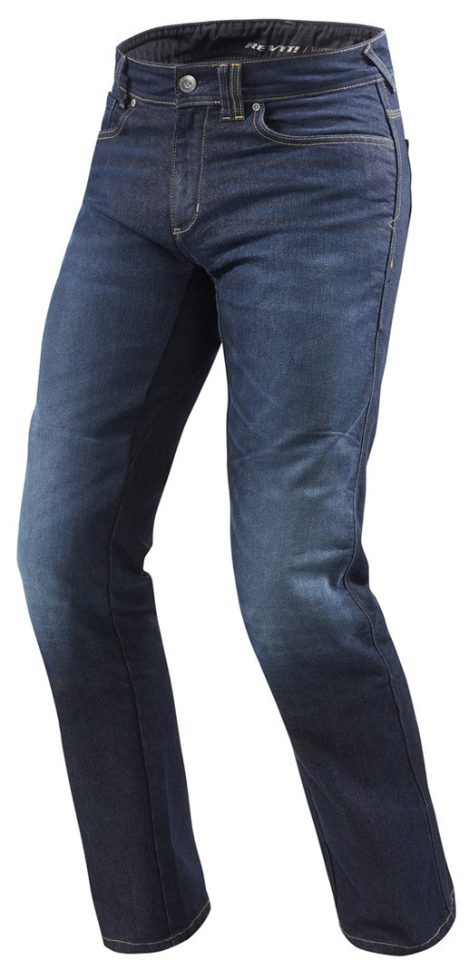 Revit Philly 2 LF Motorcykel Jeans Mørk Stenvask 38 L32 Figur 1