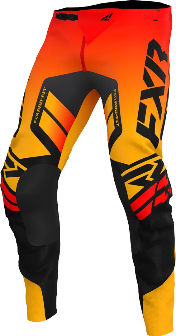 FXR Revo Comp Jeugd Motorcross Broek oranje/zwart 28 Figuur 1