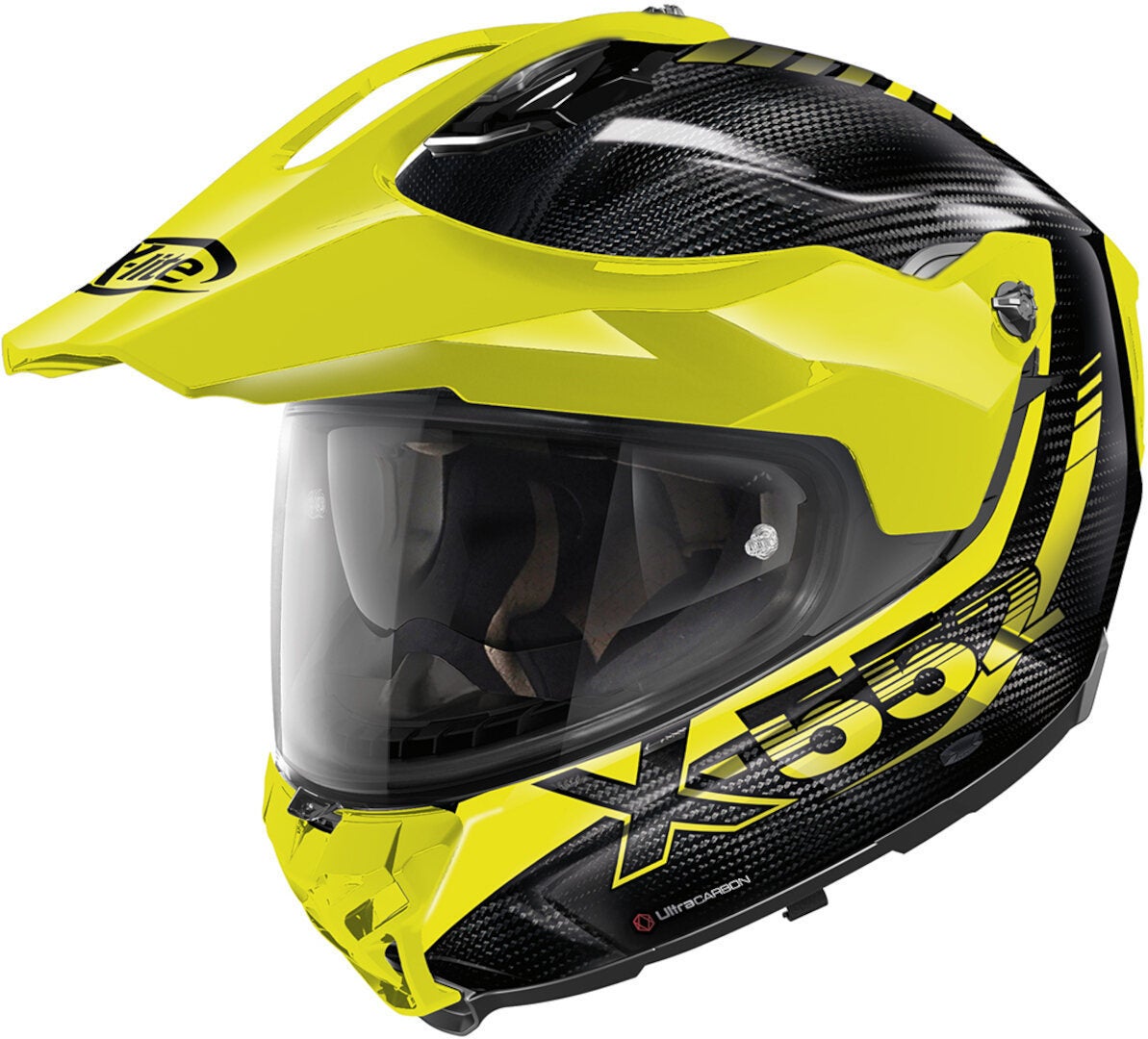 X-Lite X-552 Ultra Carbon Hillside N-Com Casco nero/giallo S (56) Figura 1